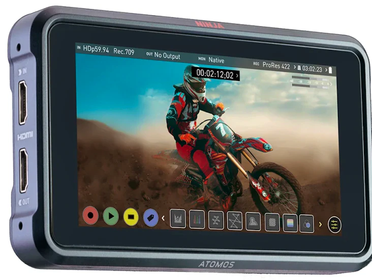 Atomos ninja v w/ andycine lunchbox 1tb ssd & hdmi cable