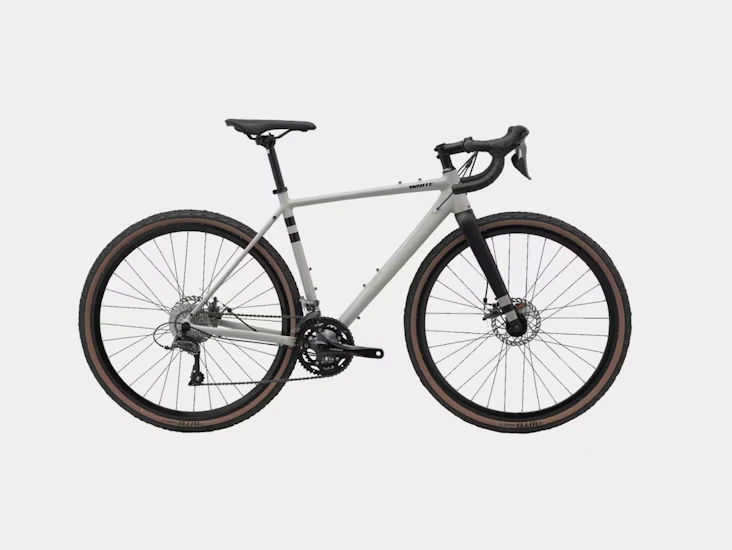 Grussykkel (52 / small) white gravel gx lite ivory