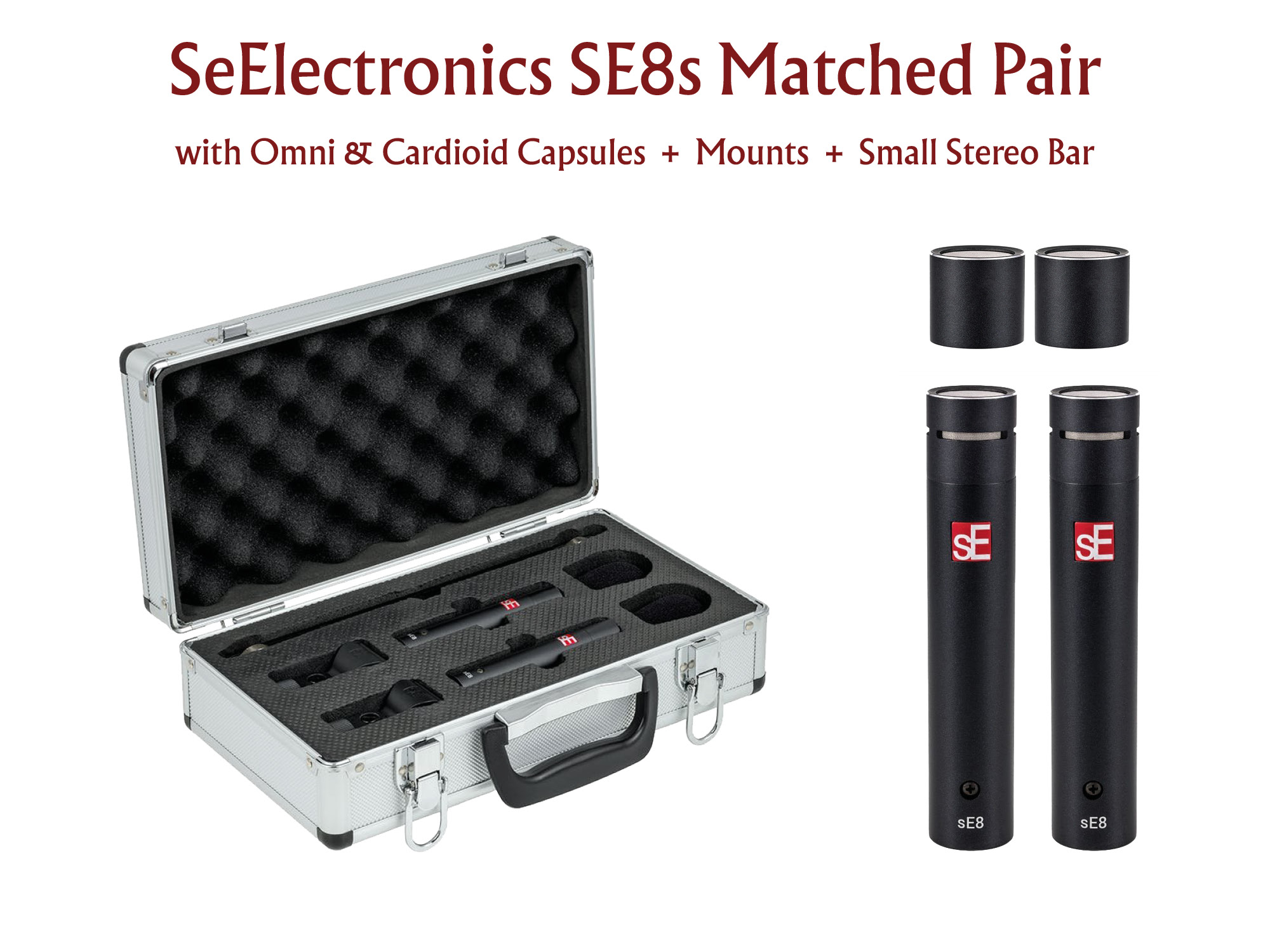 Se electronics se8s – small diaphragm condenser microphone – omni & cardioid –