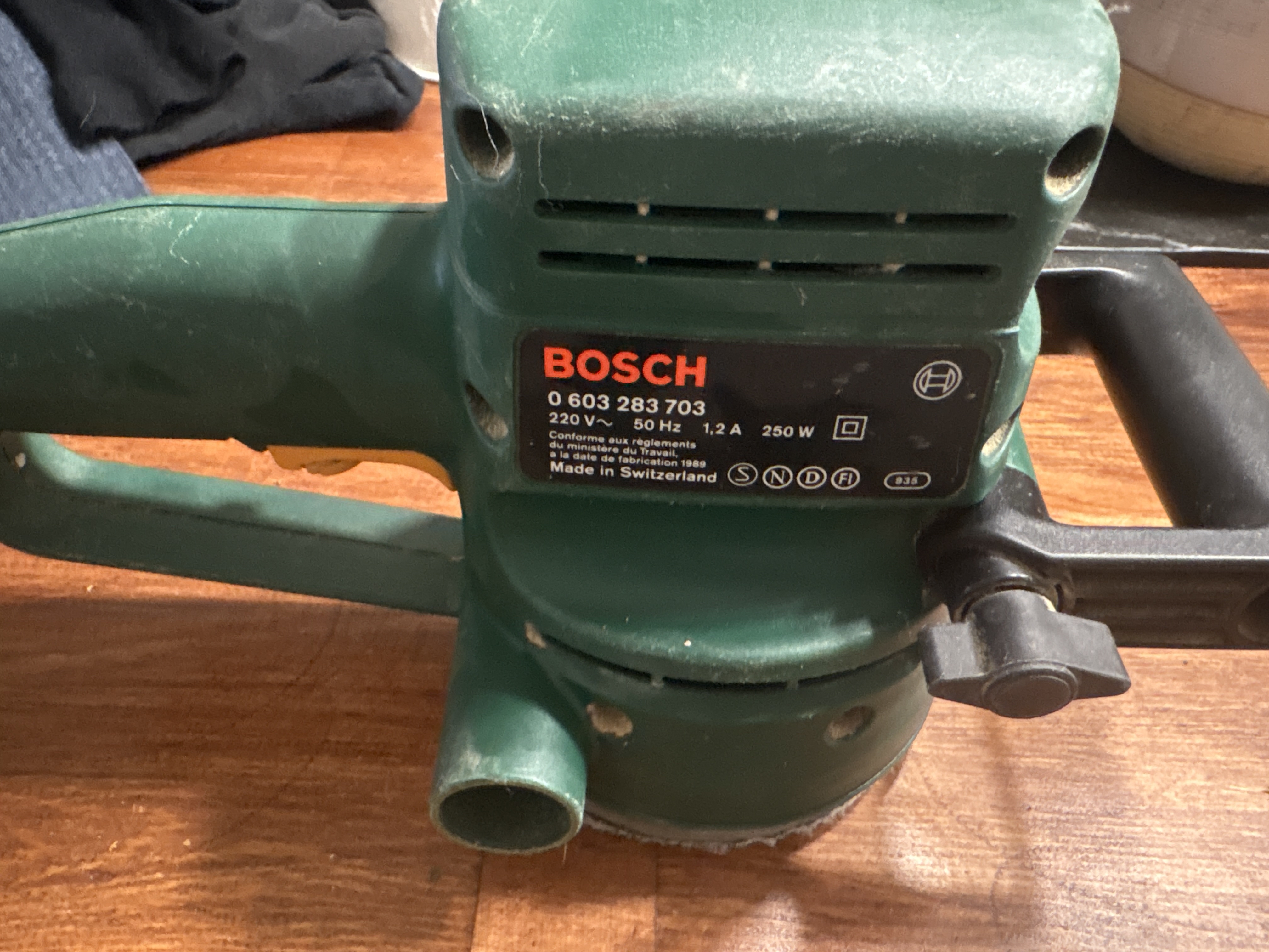 Excentrislip 125 mm bosch per 125 ae