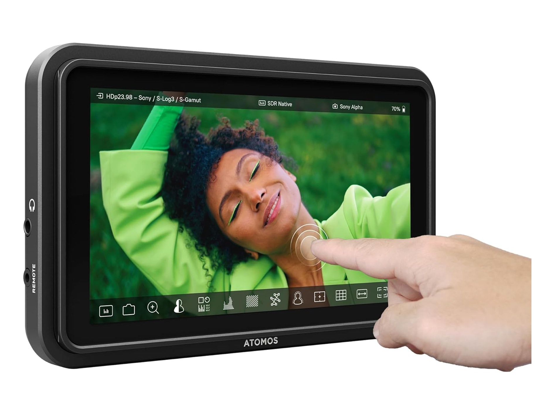 Atomos shinobi 2 monitor + smallrig cage