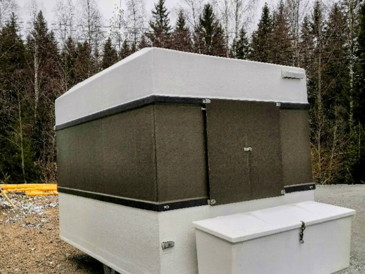 Työmaakoppi tauvovaunu