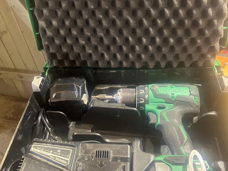 18v drill med 5ah batteri