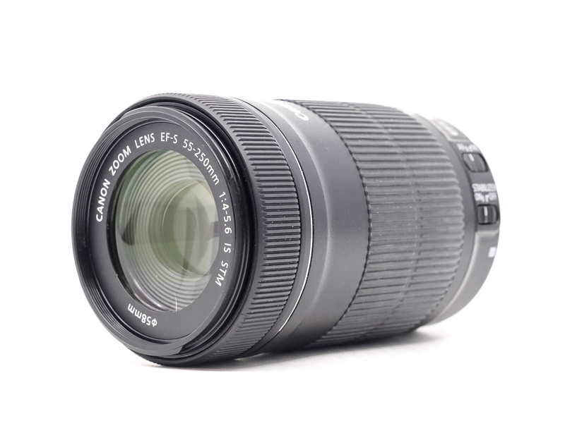 Canon ef-s 55-250mm f/4-5.6 is stm zoom lens (b)