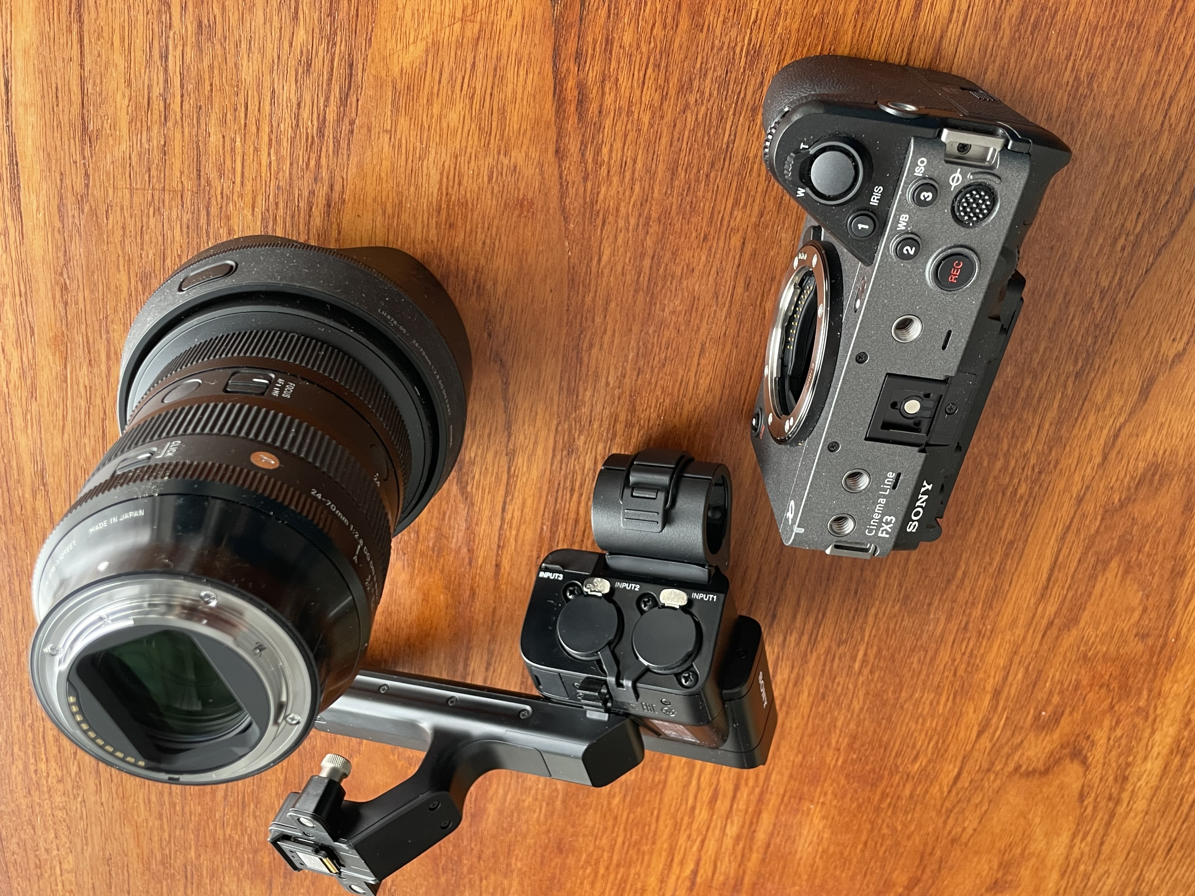 Sony fx3, cinema line fullformat kamera + mik, stativ mm.