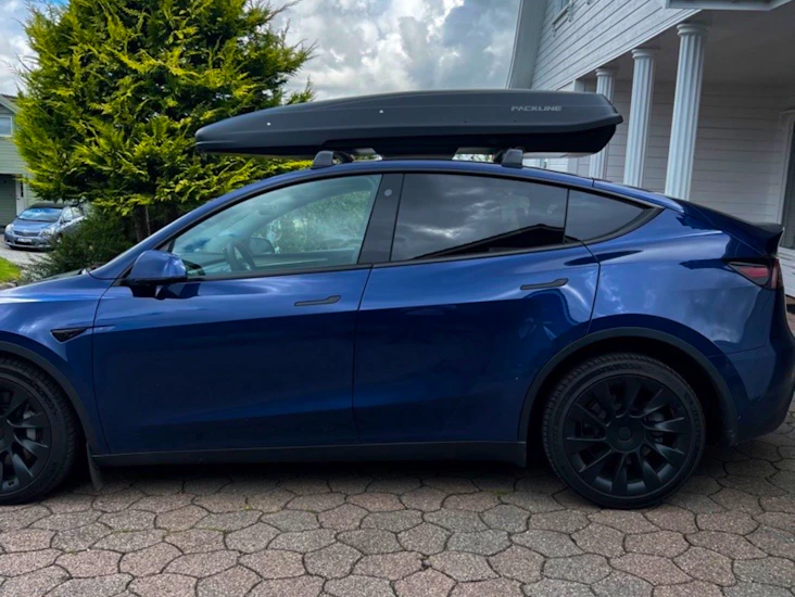 Packline takboks og takstativ - tesla model y