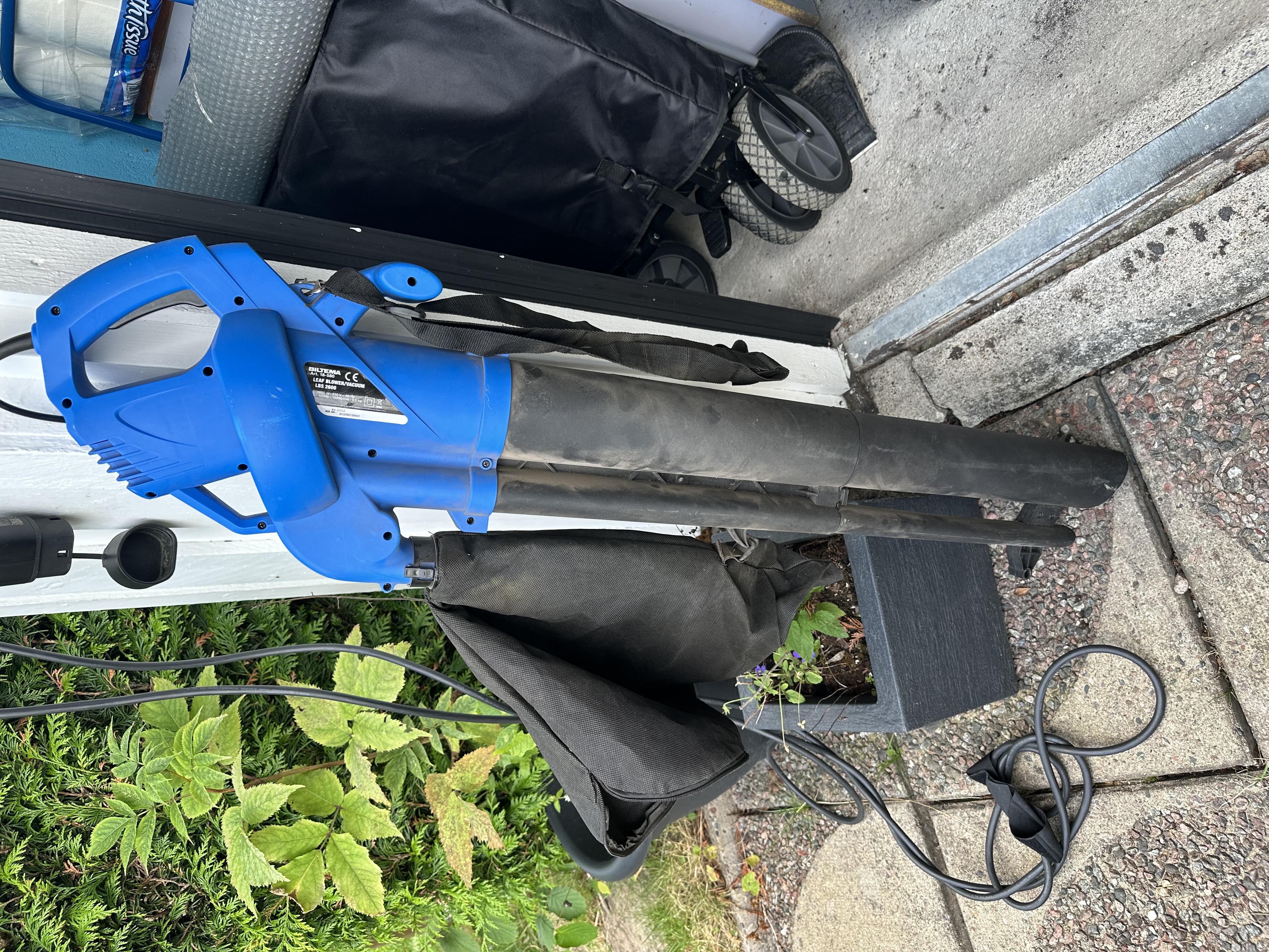 🍂 biltema lövsug/blås lbs 2600 – leaf blower & vacuum
