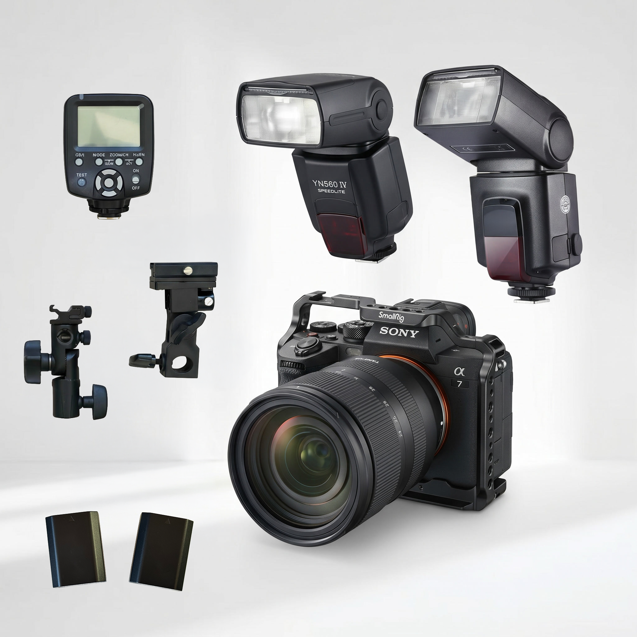 Sony a7iv photography kit with zoom lens + 2 flashes | portraits, events &