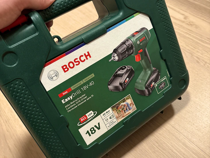 Borskrutrekker easy drill 18v-40 1x2ah