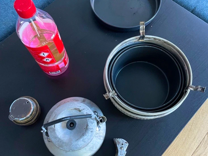 Stormkjøkken med rødsprit