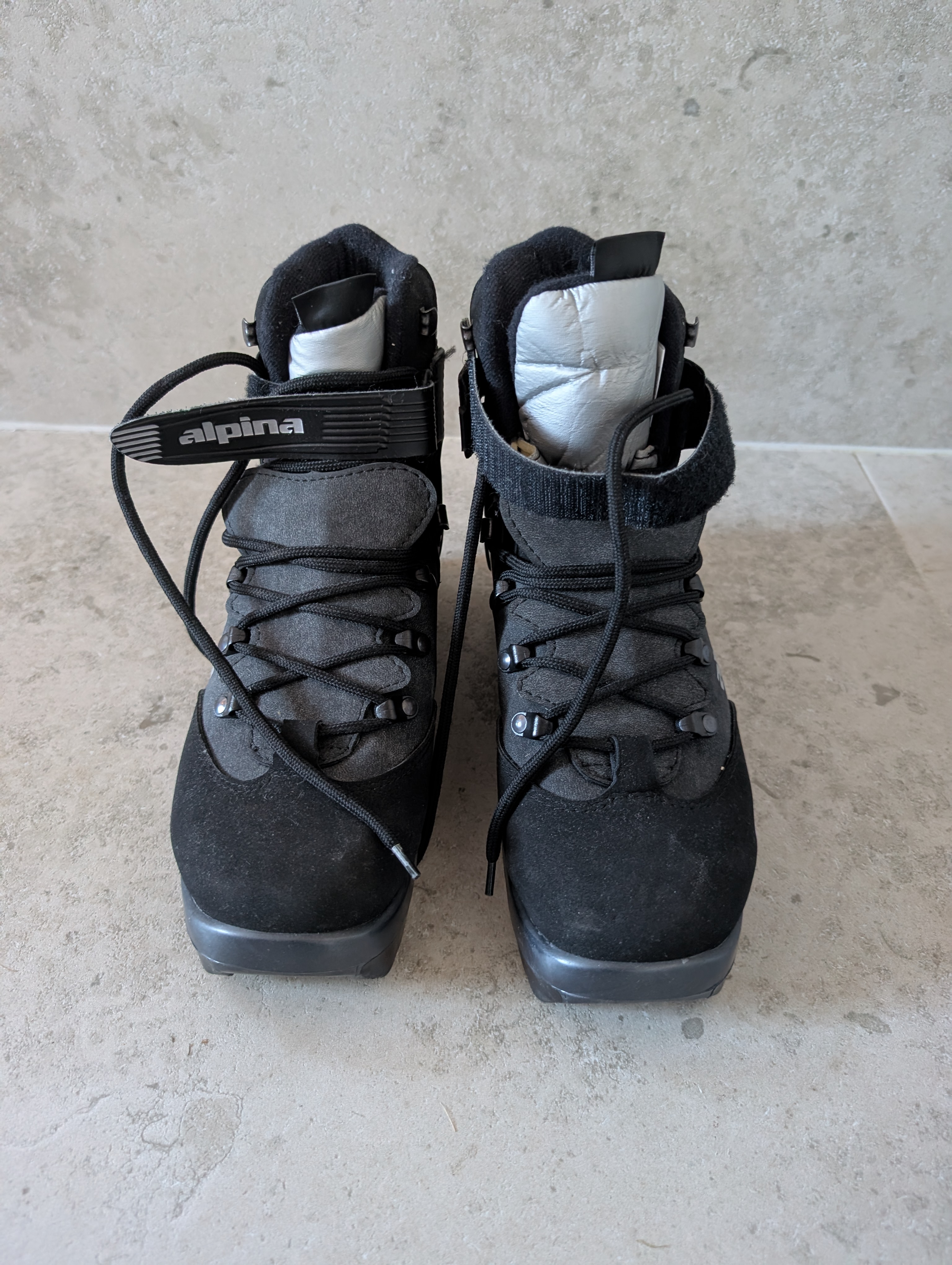 Pjäxor, rottefella (passar annons långfärdsskridskor)