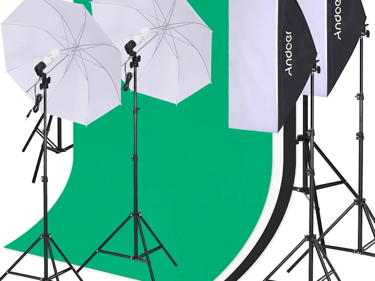 Soft boxes lighting kit