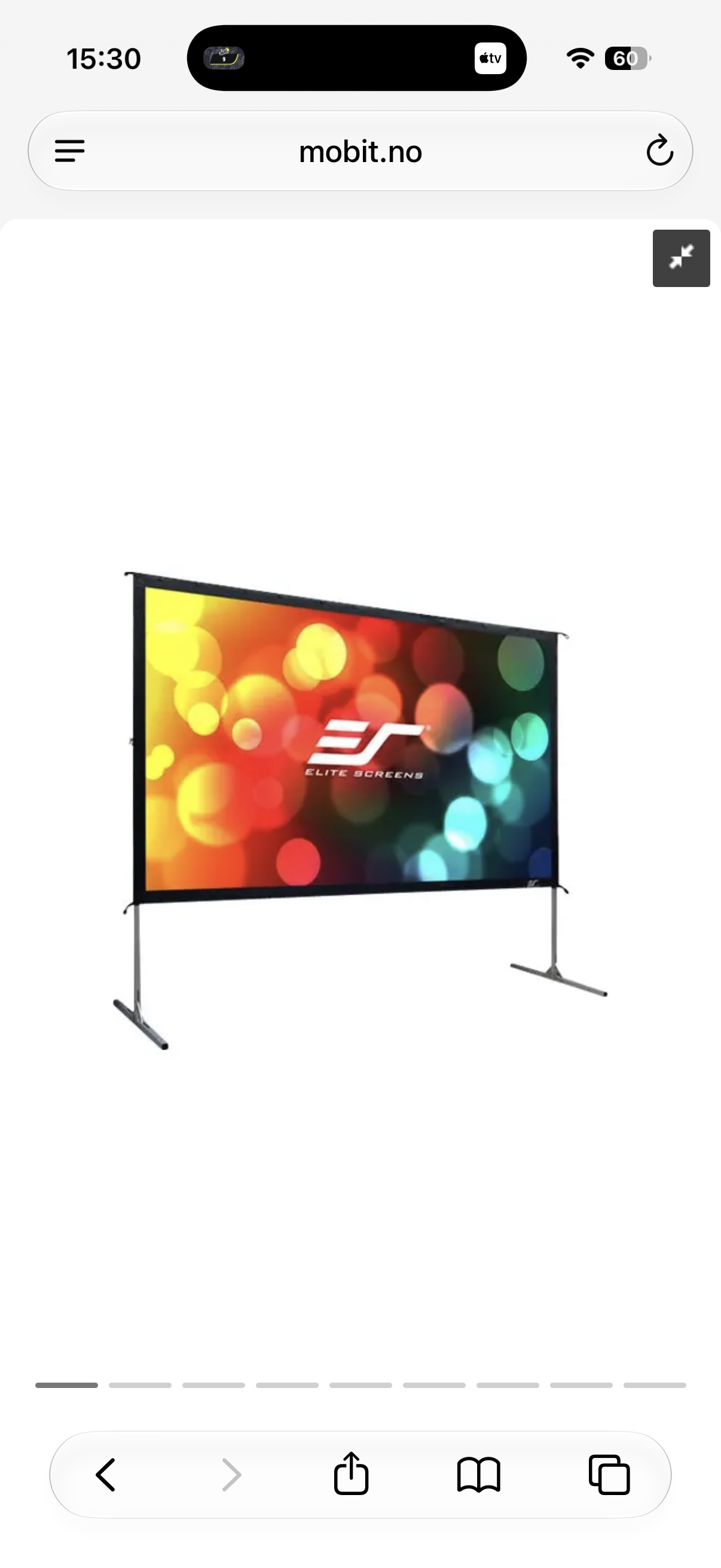 Elite screens 100”