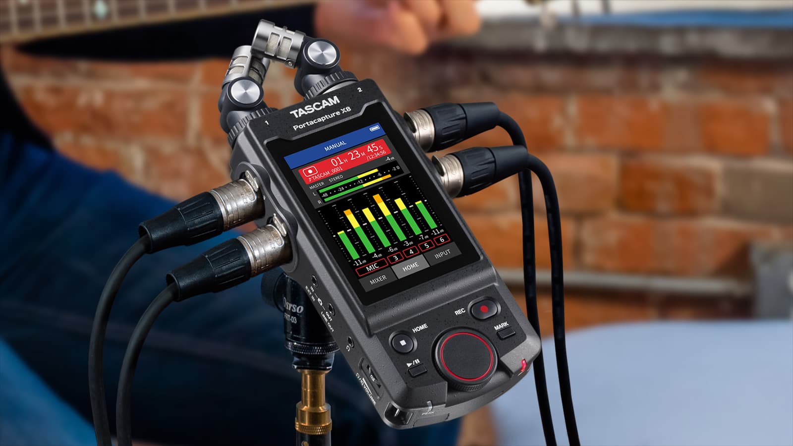 Tascam portacapture x8 lydopptaker