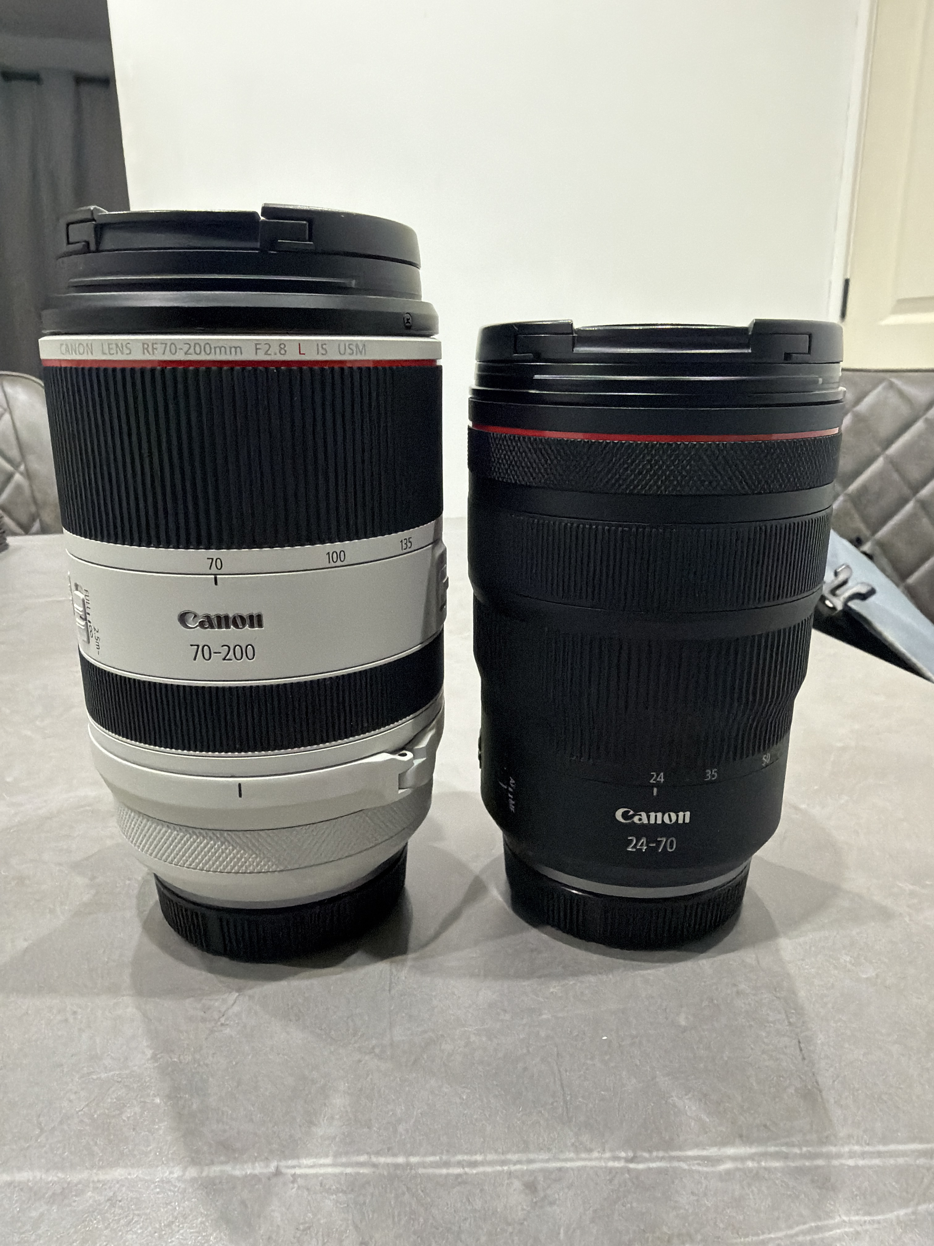 Canon rf 24-70 + 70-200mm f2.8l is usm lens kit (for r1, r3, r5, r6, r7, r8, r10