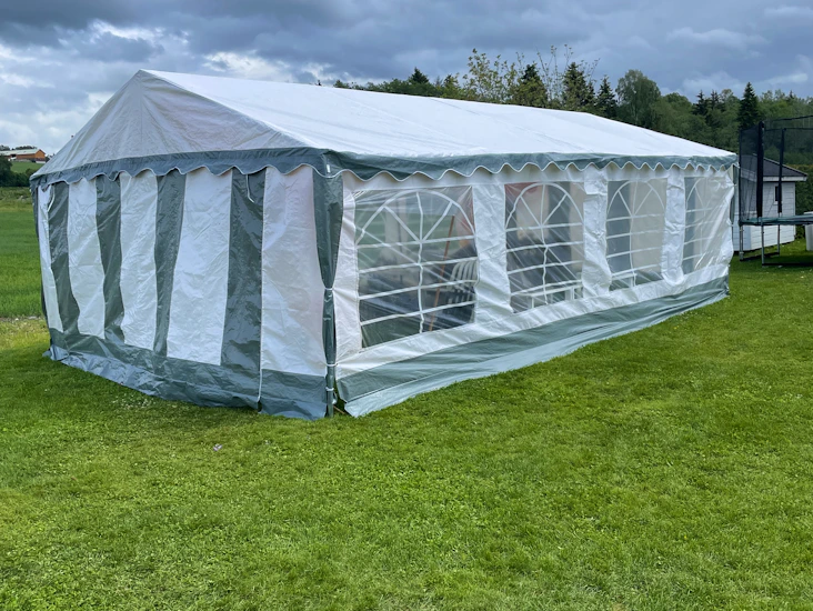 Partytelt 5x8 til leie