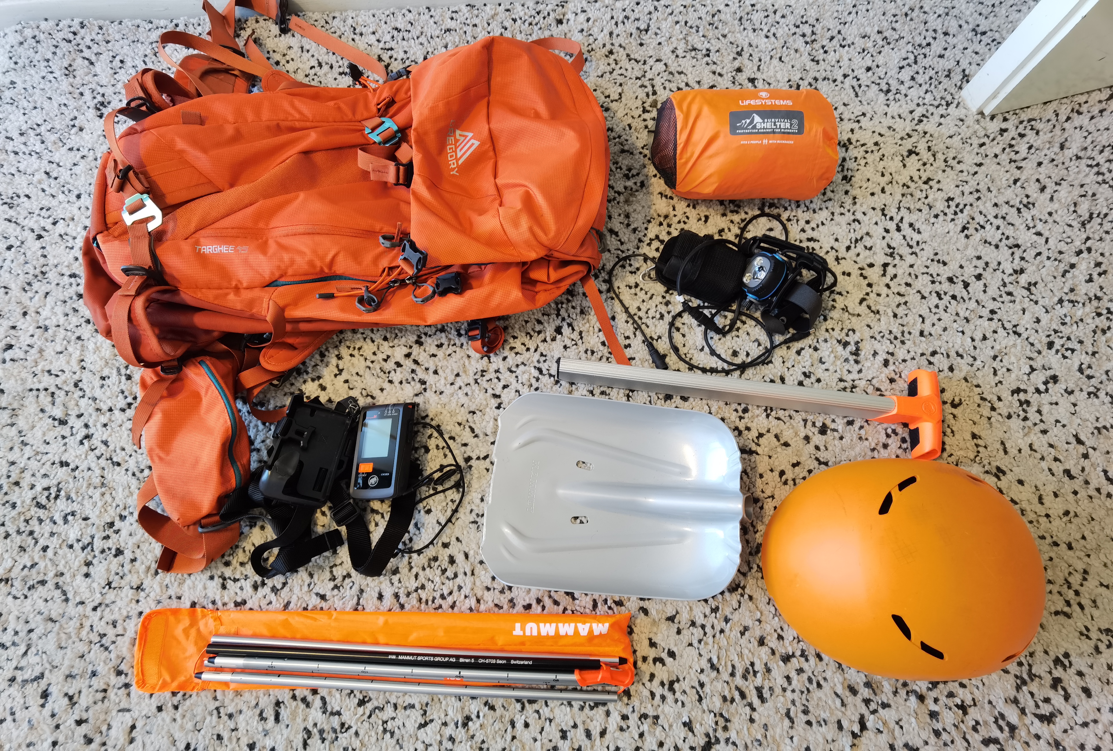 Komplett skredpakke m/sekk