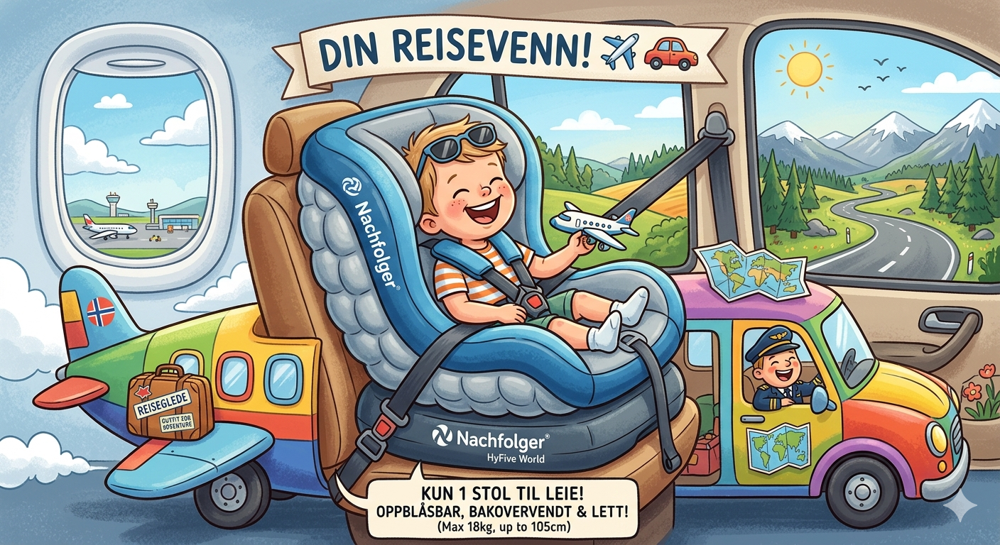Nachfolger hyfive world - oppblåsbar reisestol