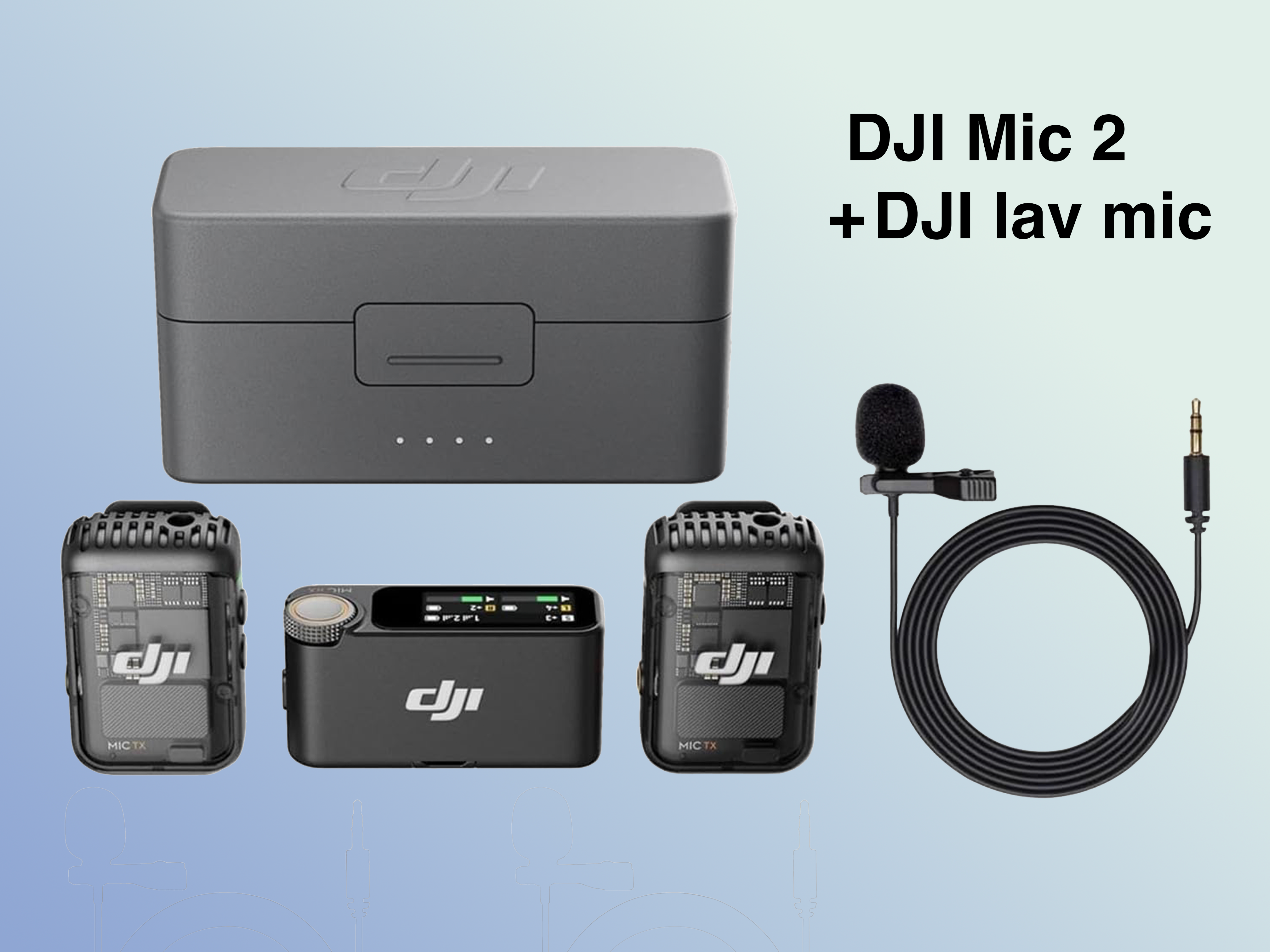Dji mic 2 + dji lavalier mic