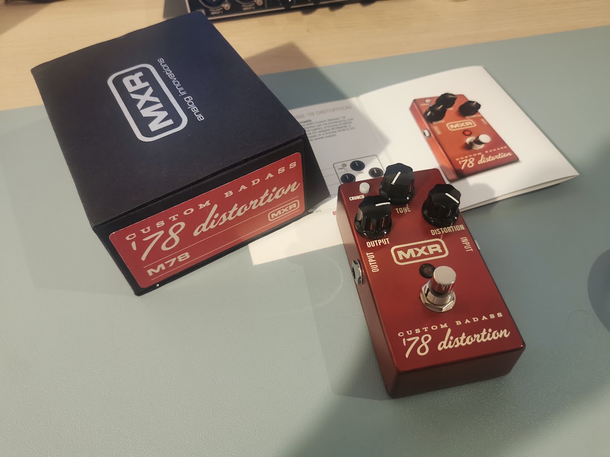 Mxr m78 distortion guitar pedal