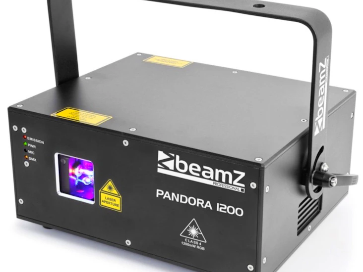 Liten partypakke laser og røyk