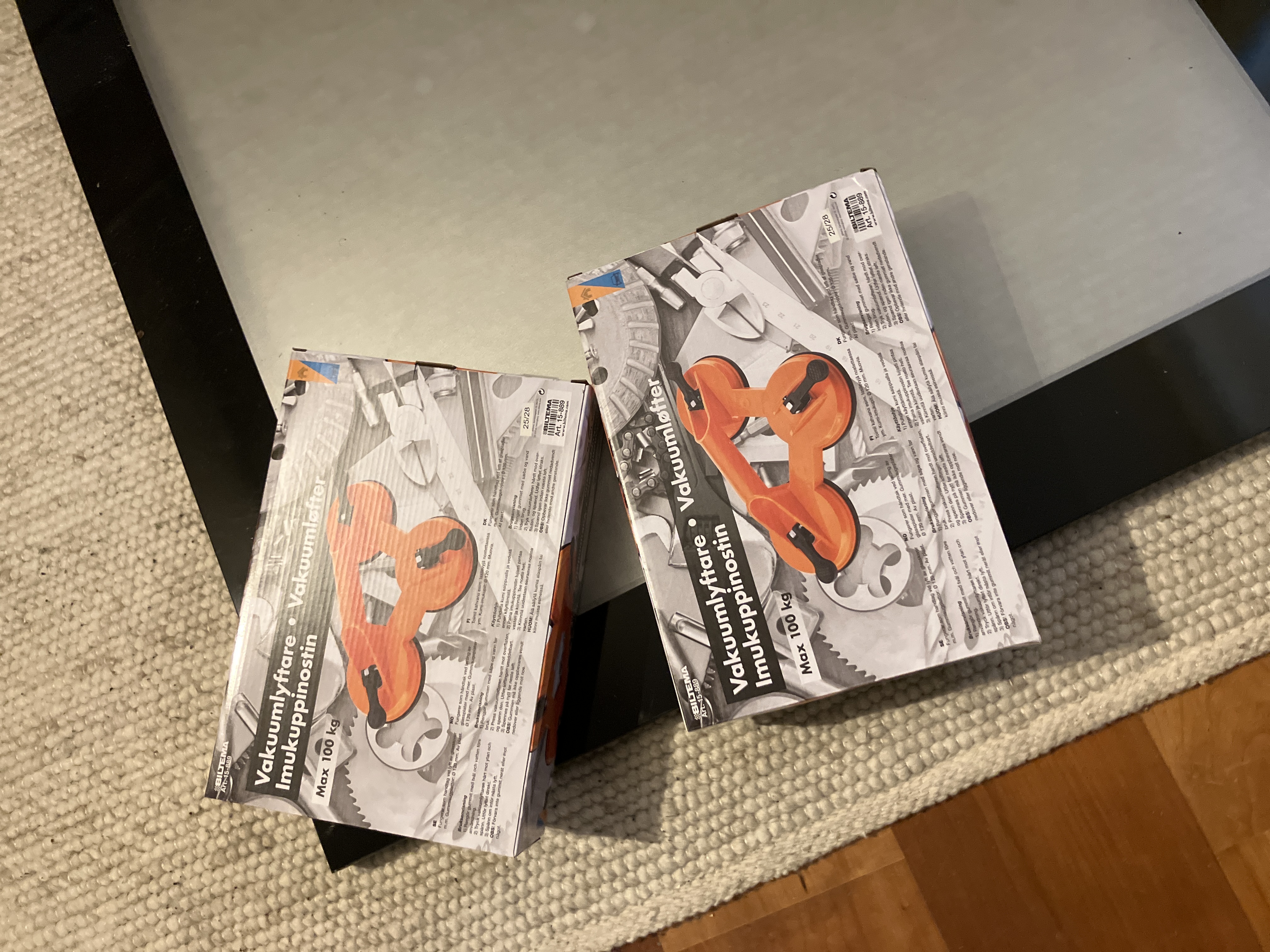 2 stk vakuumløfter 100 kg