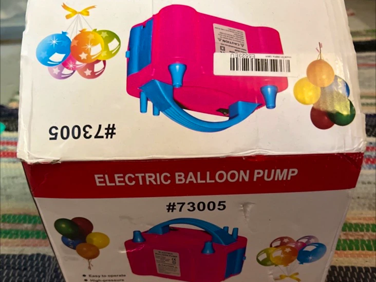 Ballongpumpe leies ut!