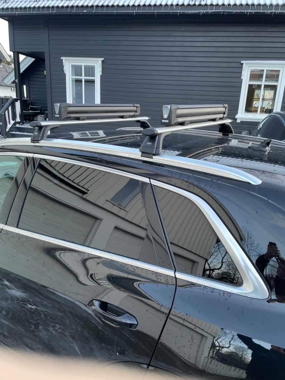 Takstativ med skistativ til audi e-tron