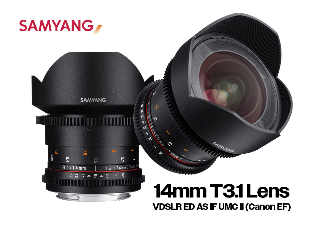 Samyang 14mm t3.1 vdslr ed as if umc ii