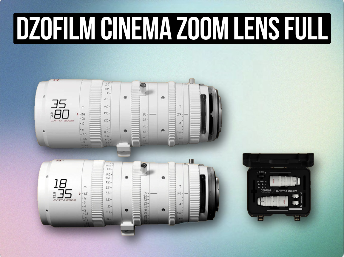 Dzofilm cinema zoom lens full frame catta ace set pl/ef/e/l/rf mount