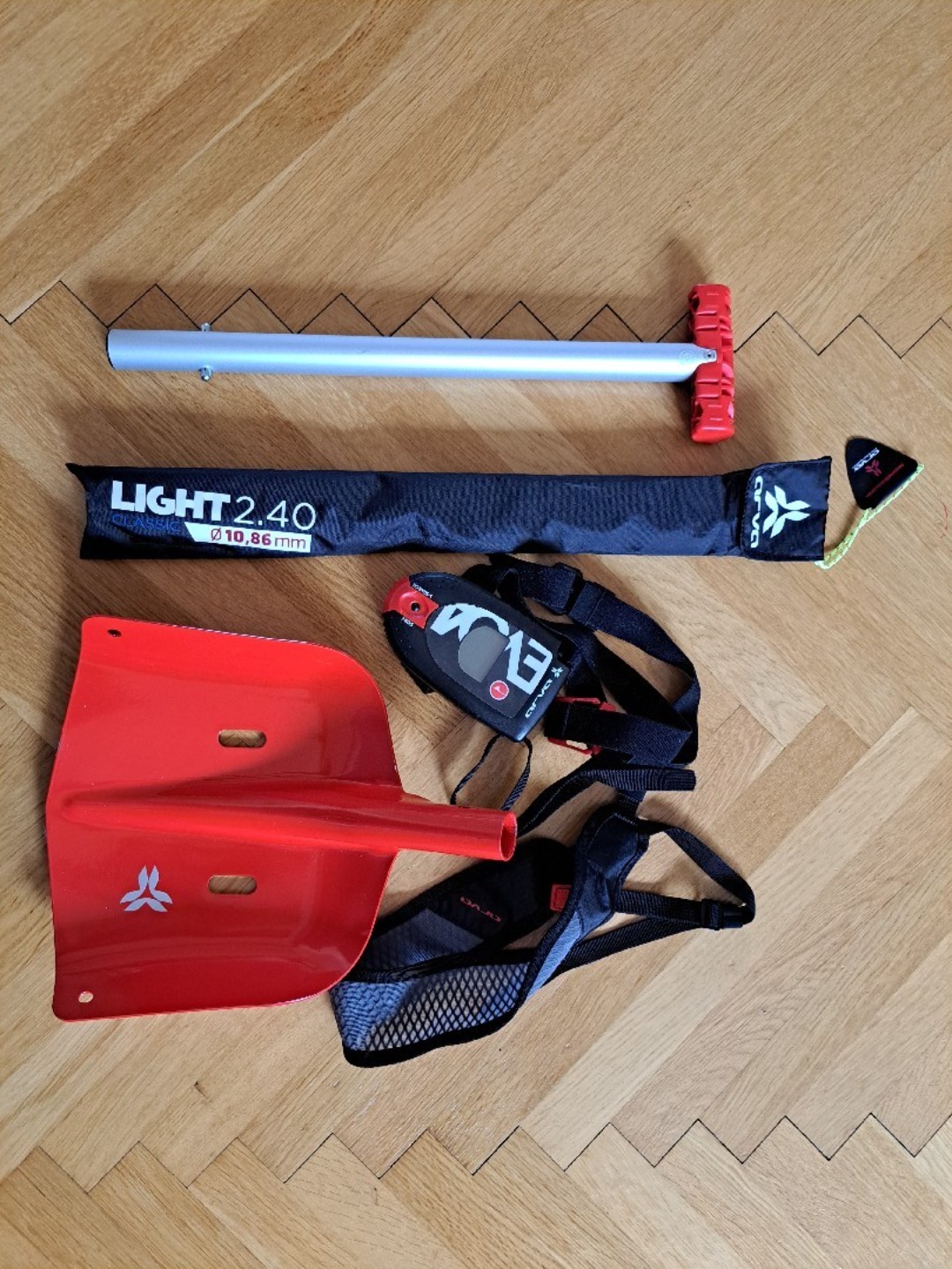 3 x  transceiver, spade och sond