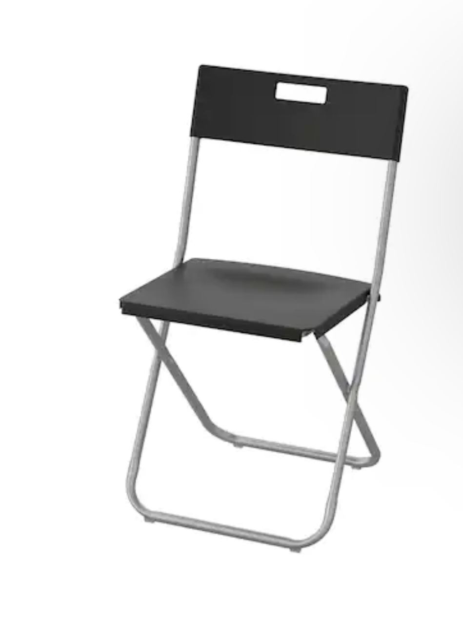 16 chairs and 2 tables 
