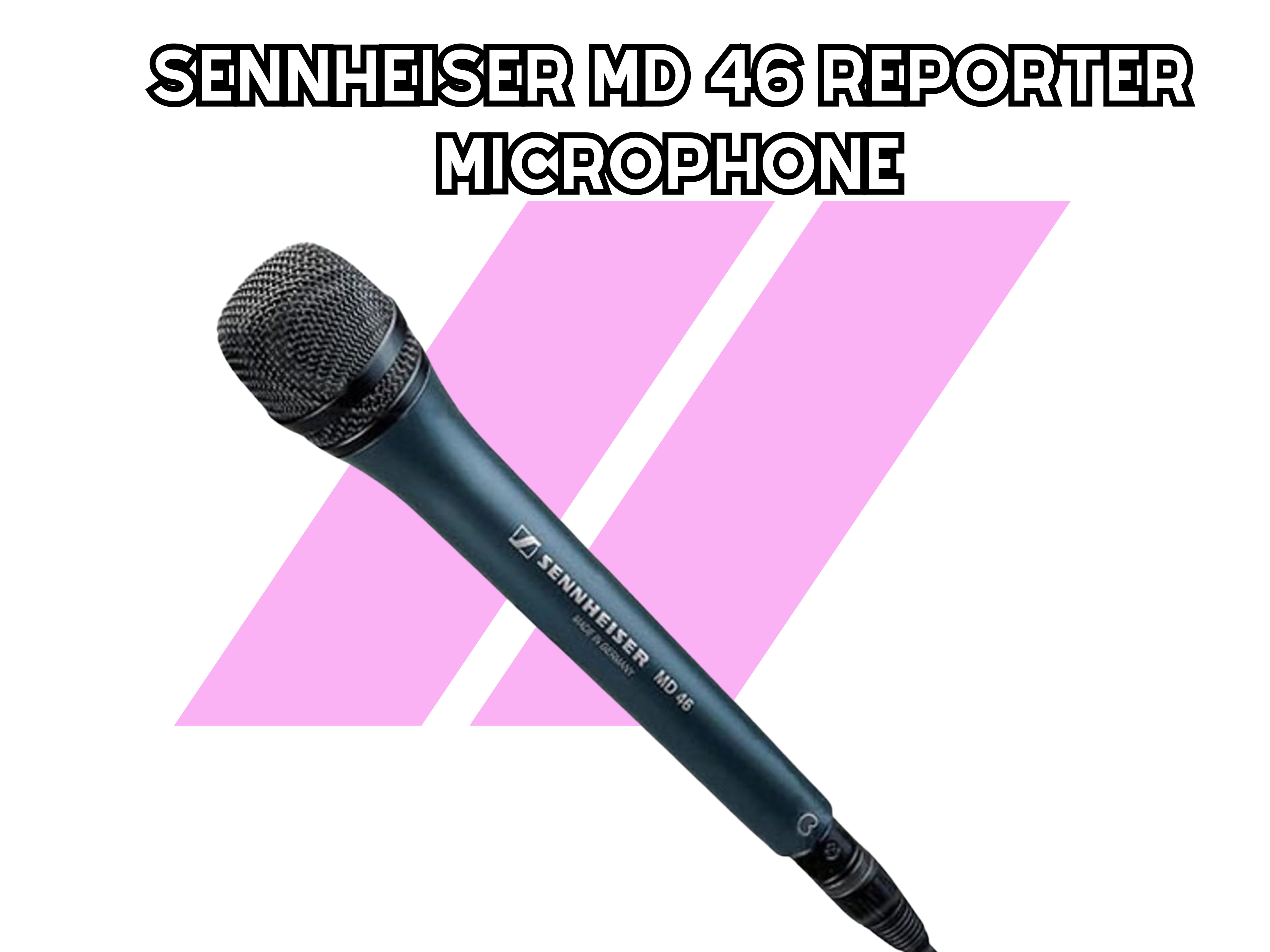 Sennheiser md 46 reporter microphone
