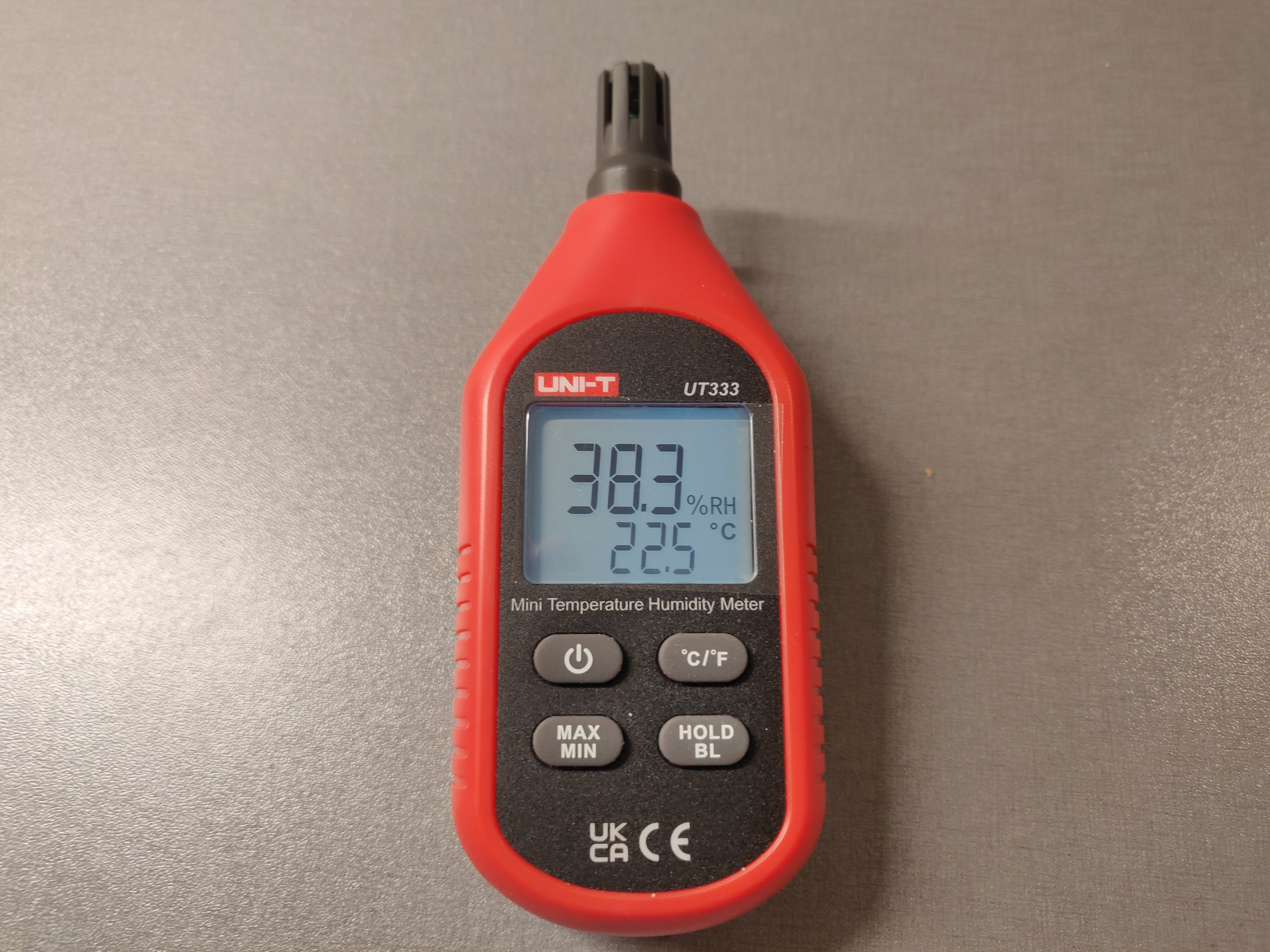 Termometer och luftfuktighetsmätare