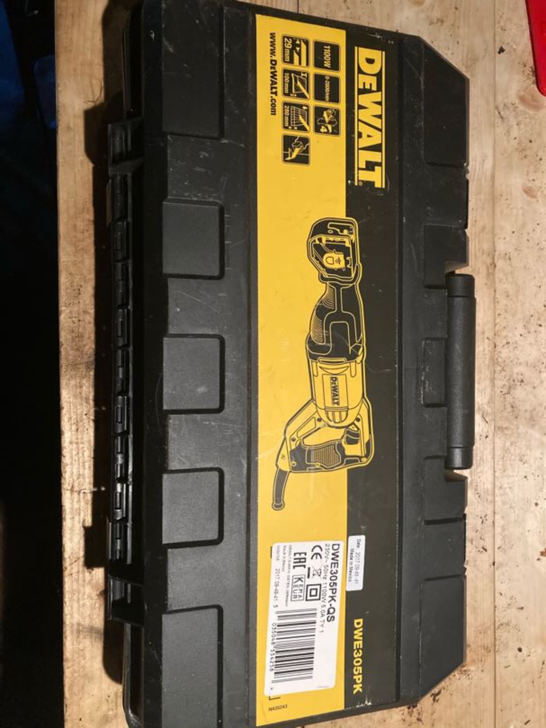 Bajonettsag dewalt (dwe305pk)