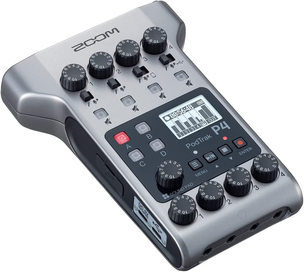 Zoom p4 podtrak - podcasting mixer and interface