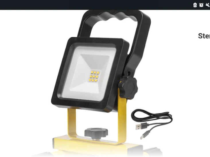 Arbeidslampe oppladbar