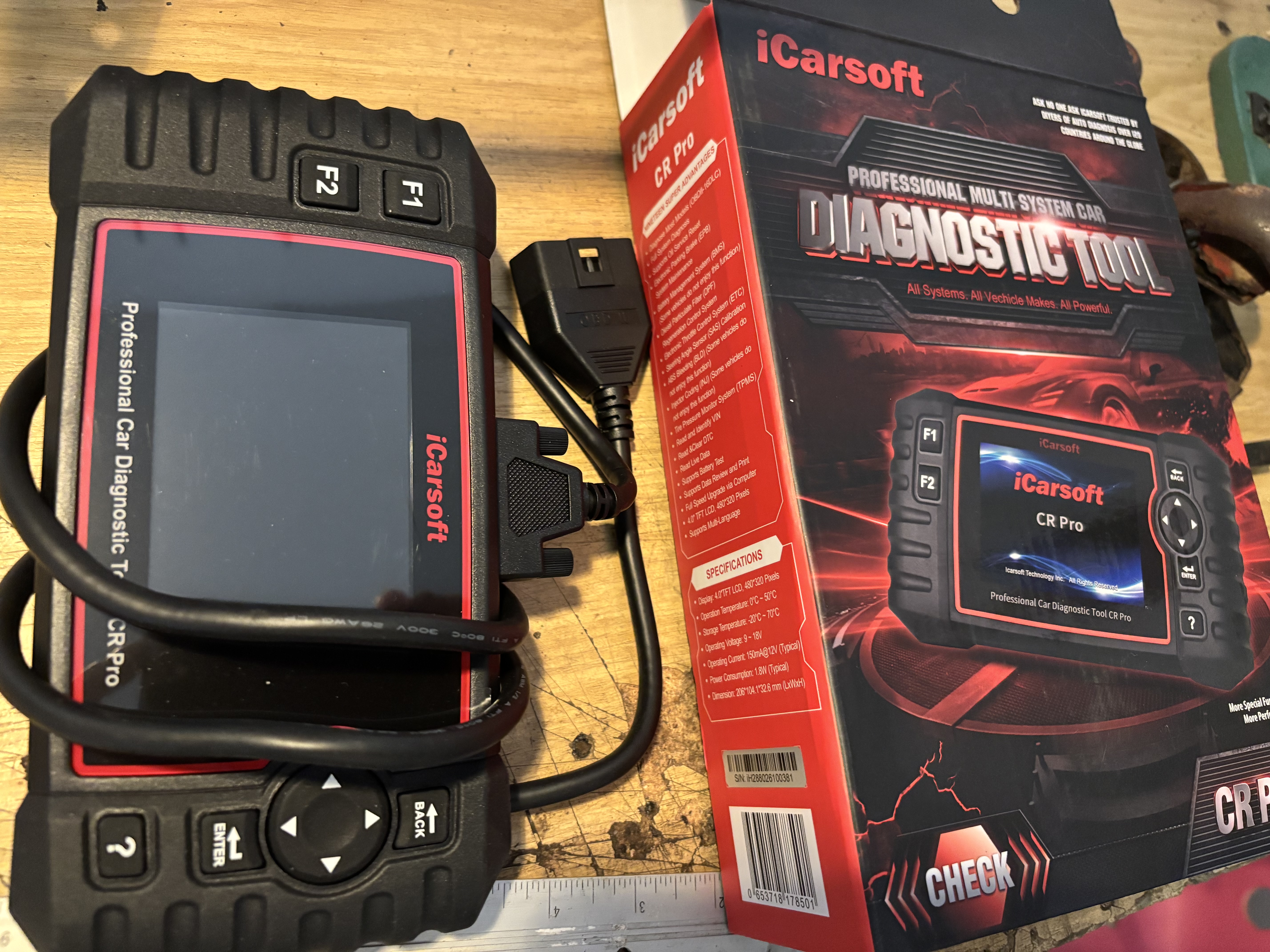 Icarsoft pro felkodsläsare