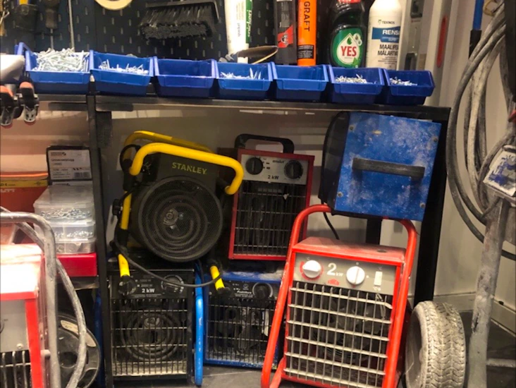 Värmefläkt 2 kw med andra :)