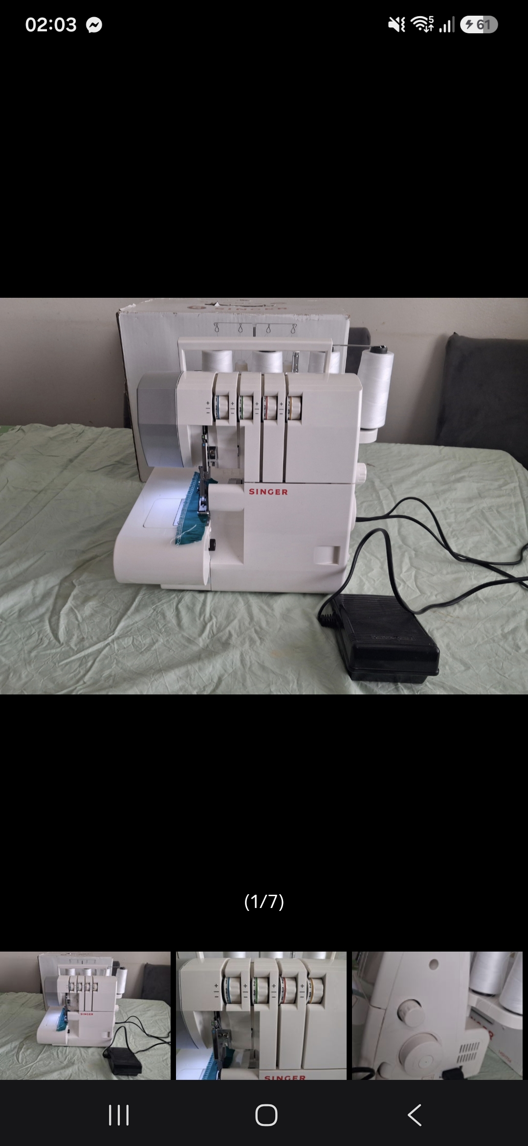 Overlock maskin 