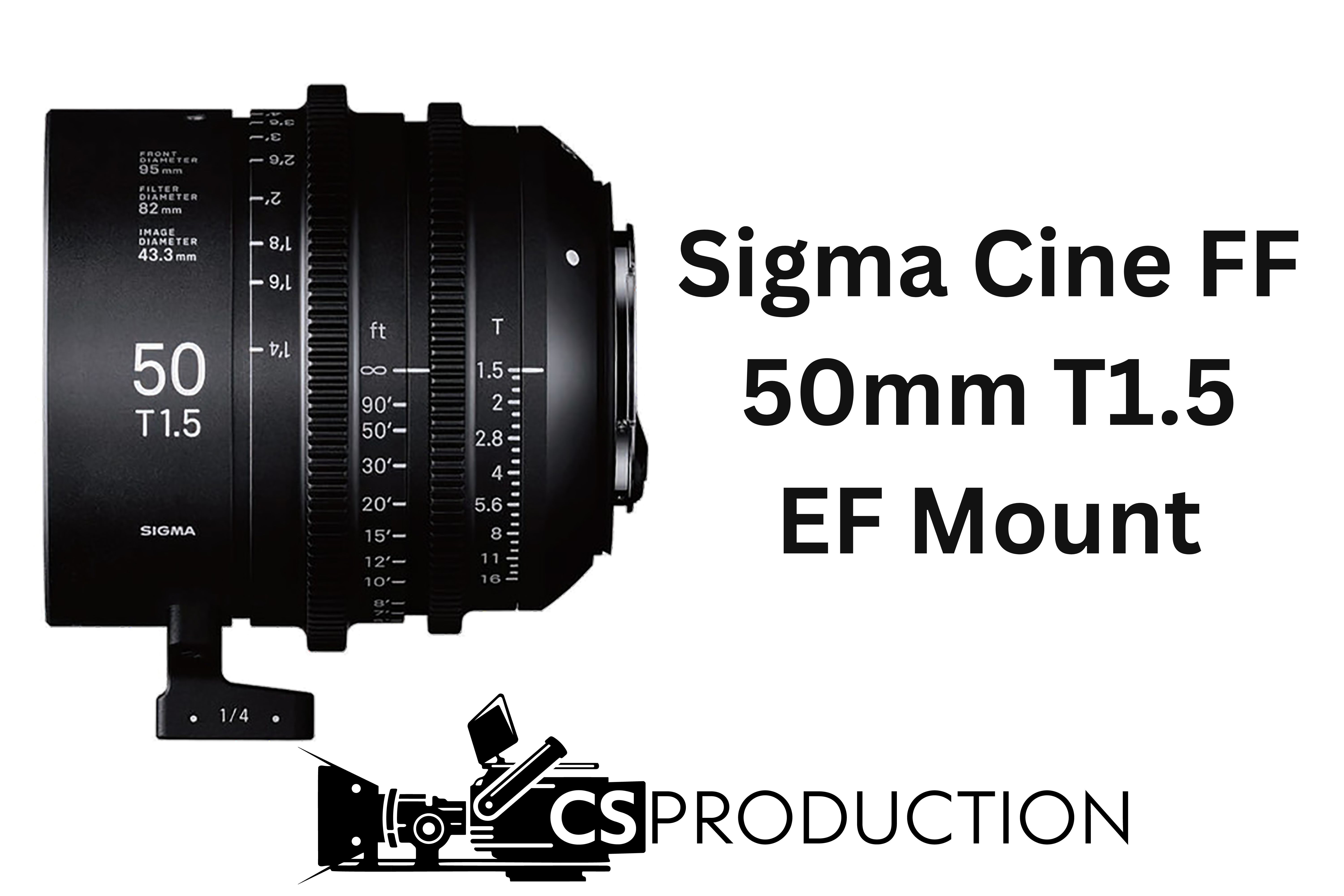 Sigma cine ff 50mm t1.5 - ef mount