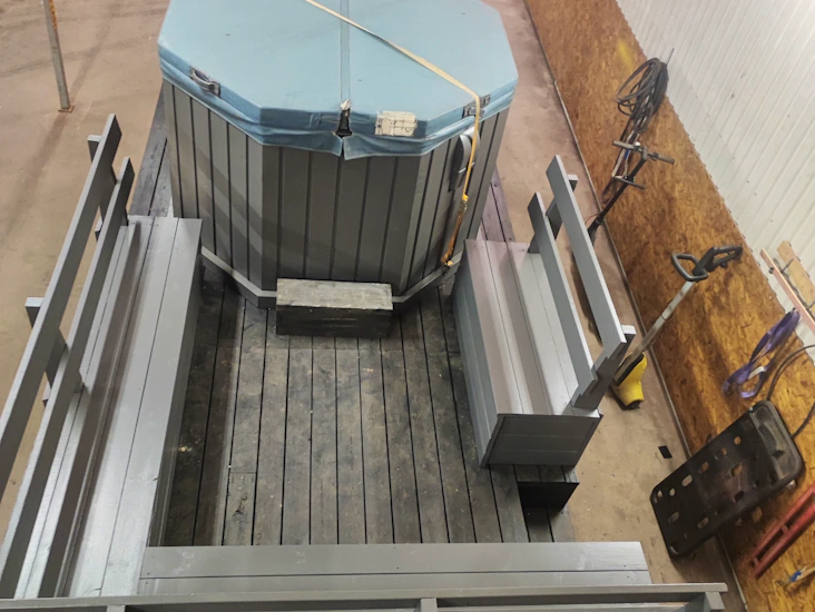 Mobil vedeldad badtunna uthyres