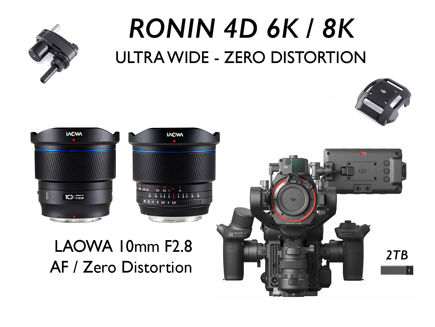 Ronin 4d w 10mm f2.8 zero distortion super wide custom 