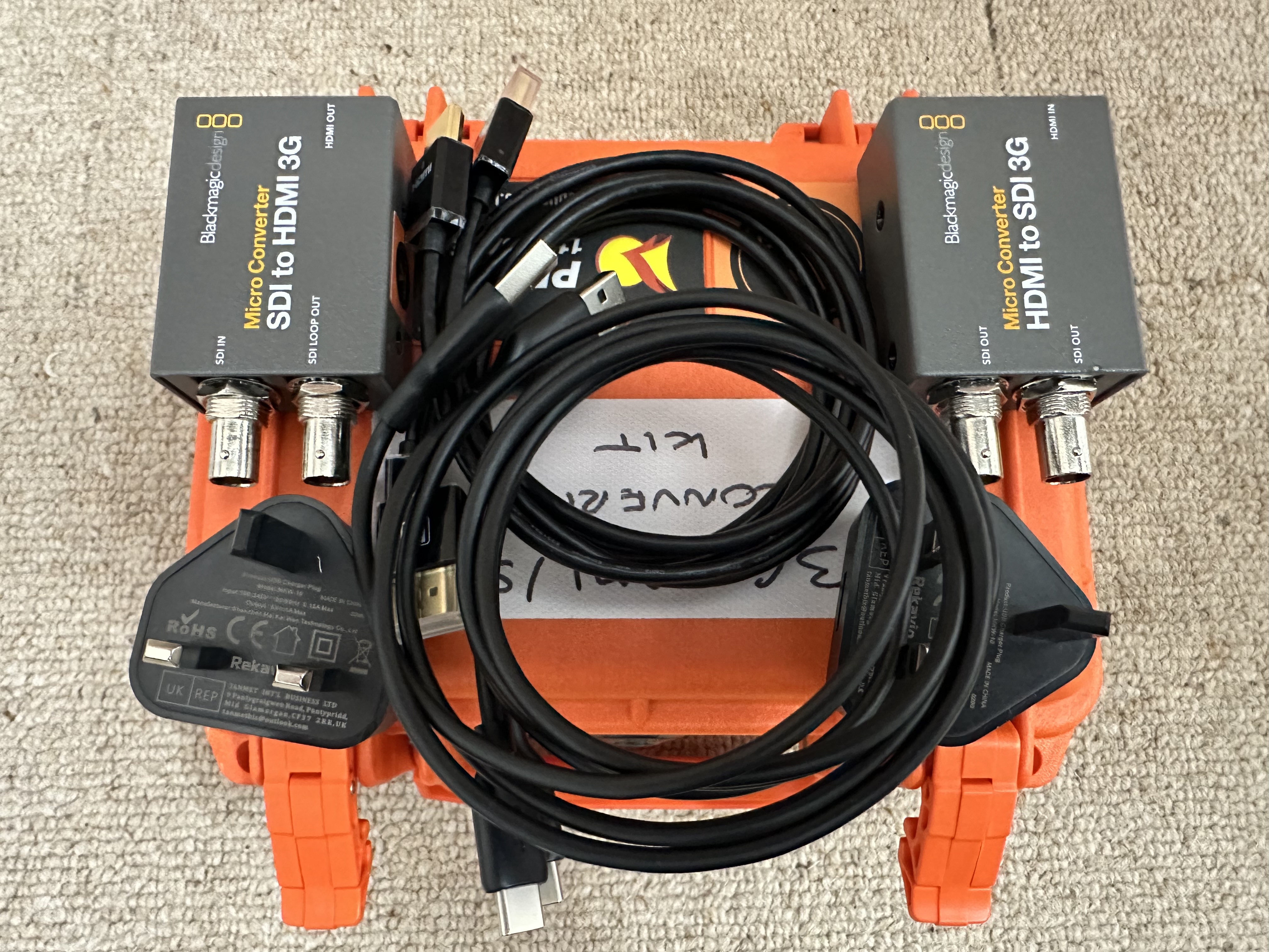 Blackmagic 3g hdmi/sdi micro converter pair