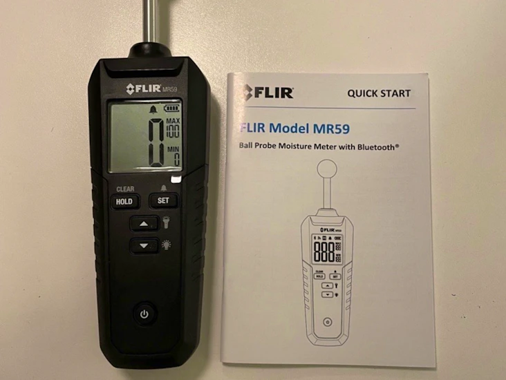 Fuktmätare - flir mr59 - proffsvariant