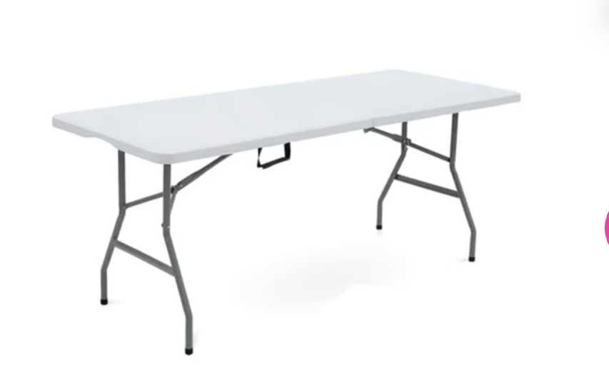 6ft foldable table