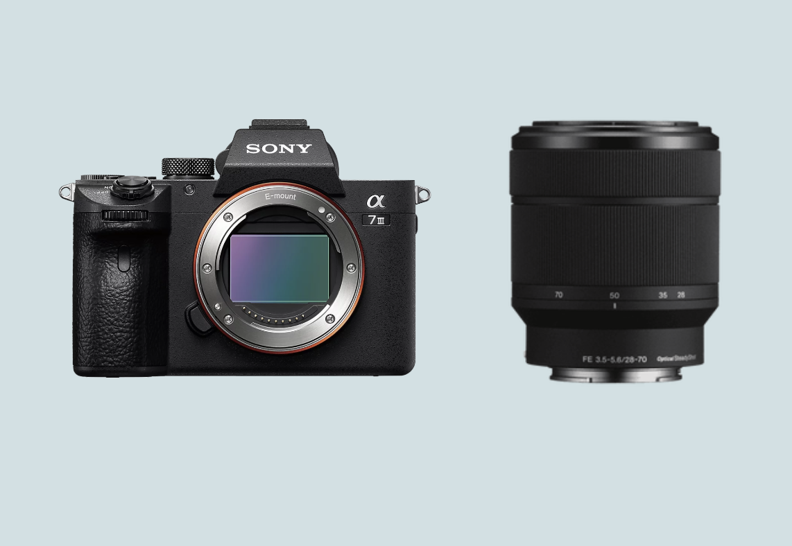 Sony a7iii body + 28-70mm f3.5-5.6 + batteries & charger
