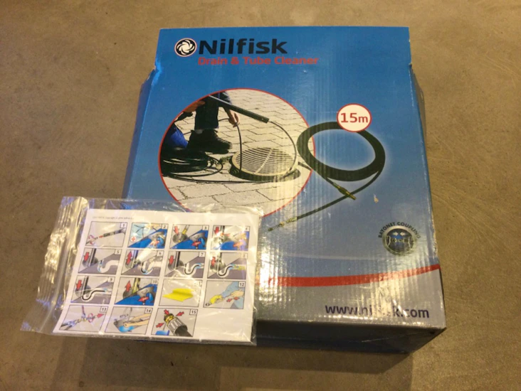 Avlopps- och rörrensare nilfisk 15 m