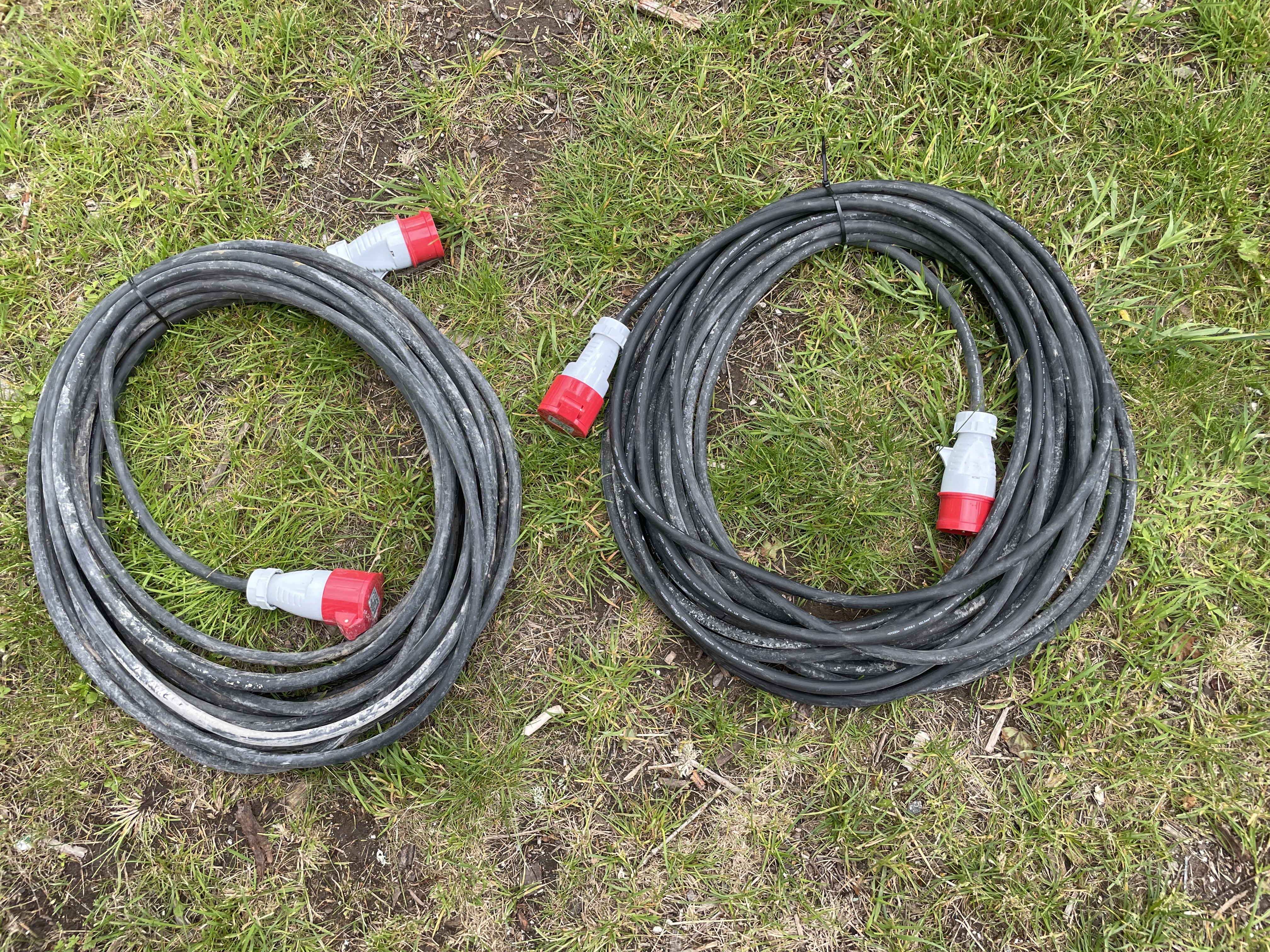 2x25 m. trefaskablar