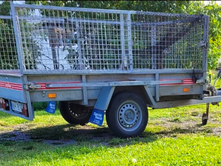 Gallersläp lastvikt 530kg, totalvikt 750kg